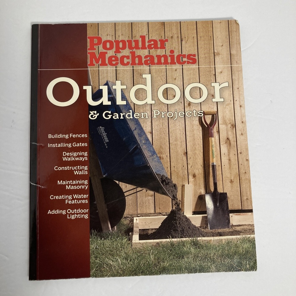 Popular Mechanics Outdoor  Garden Projects - Paperback‎ -  Good